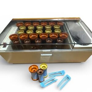 Helene Curtis UniCurl Designer Edition Electric Hot Roller System Vintage